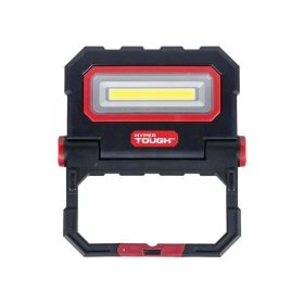 Hyper Tough 500 Lumens Area Light with Pivoting Stand and Strong Magnet, Powered by 3 AA Battery