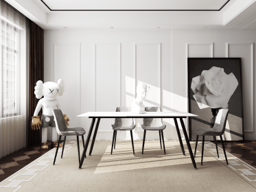 70.8" Dining Table with Sintered Stone Table Top and Metal Legs, Modern Kitchen Table for Living Room, Dining Room,Home and Office, White Table